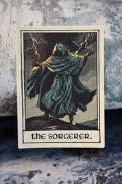 Sorcerer - Tarot Inspired Textured Sticker