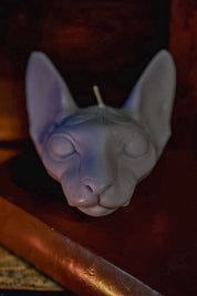 Riddle of the Sphinx - Cat Candle