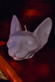 Riddle of the Sphinx - Cat Candle