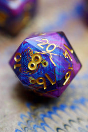 Starry Starry Night - Premium Sharp Edge Dice Set