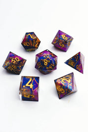 Starry Starry Night - Premium Sharp Edge Dice Set