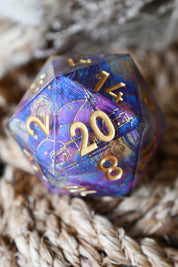 XXL Starry Starry Night Van Gogh d20 - Sharp Edge XXL d20