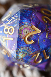XXL Starry Starry Night Van Gogh d20 - Sharp Edge XXL d20