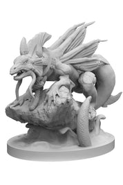 Tadpole the Water Dragon - 32mm Scale Digital Miniature