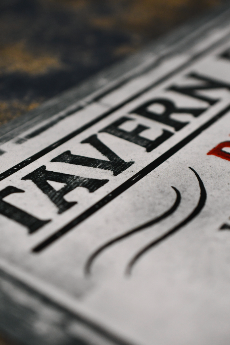 Tavern Rules - Large Tin Sign