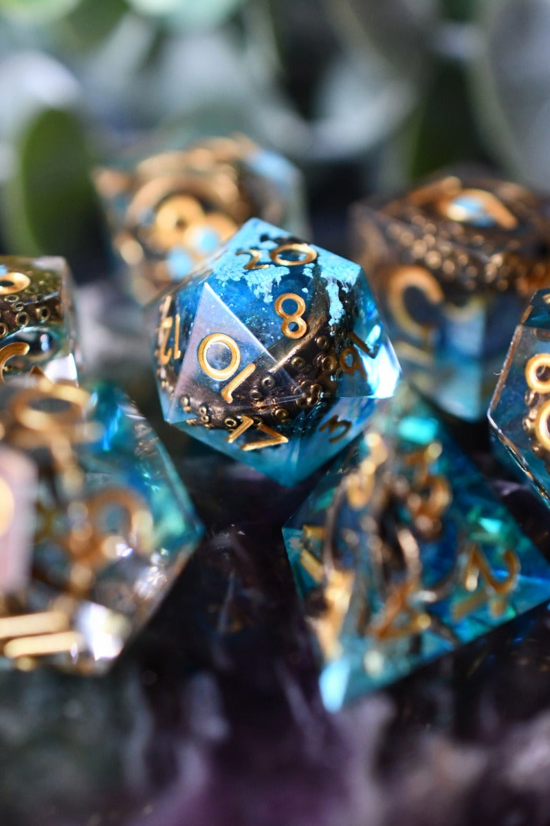Tentacles - Premium Sharp Edge Dice Set