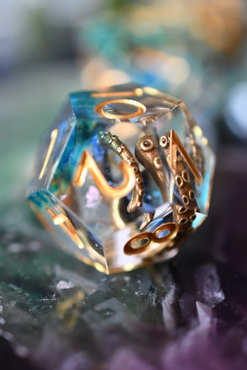 Tentacles - Premium Sharp Edge Dice Set