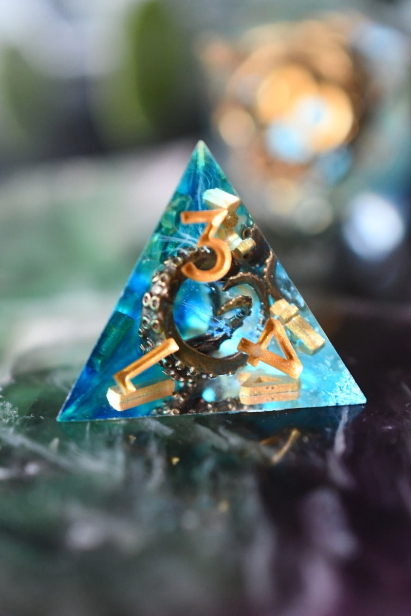 Tentacles - Premium Sharp Edge Dice Set