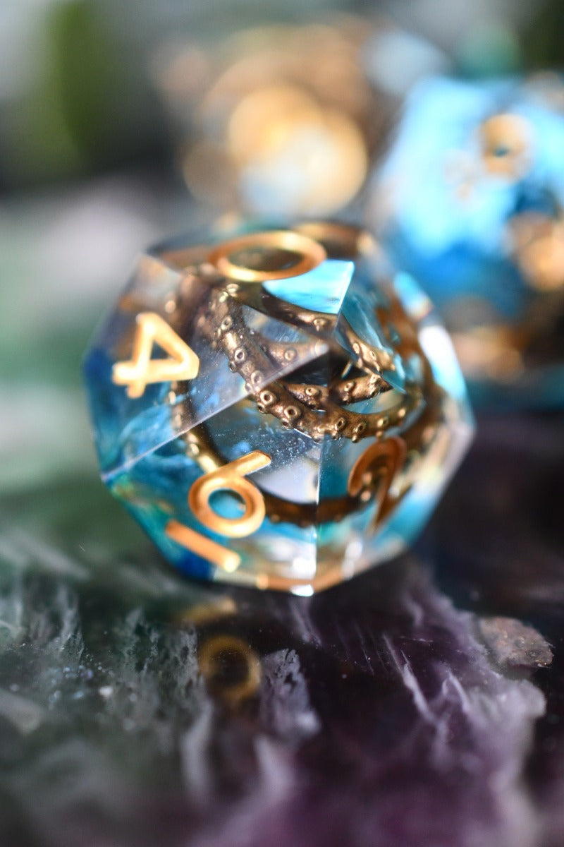 Tentacles - Premium Sharp Edge Dice Set