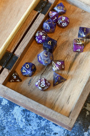 The Arcanist - Handmade Mangowood Dice and Accessory Box