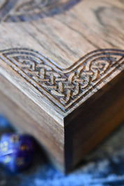 The Arcanist - Handmade Mangowood Dice and Accessory Box