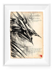 The Guardian - Dragon Art Print