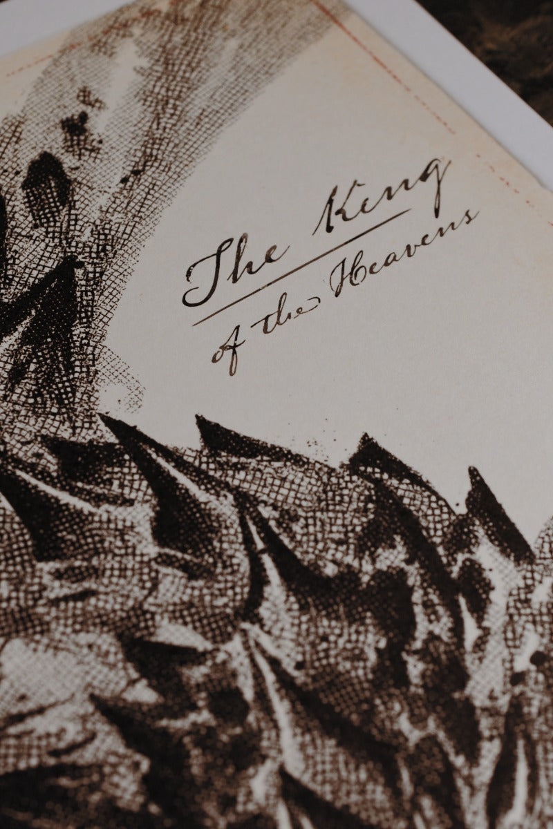 The King - Dragon Art Print