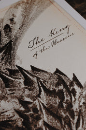 The King - Dragon Art Print