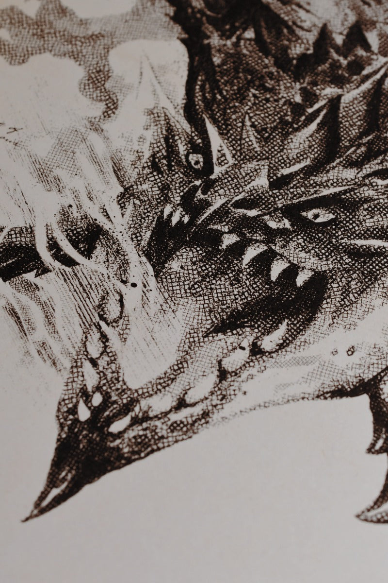 The King - Dragon Art Print