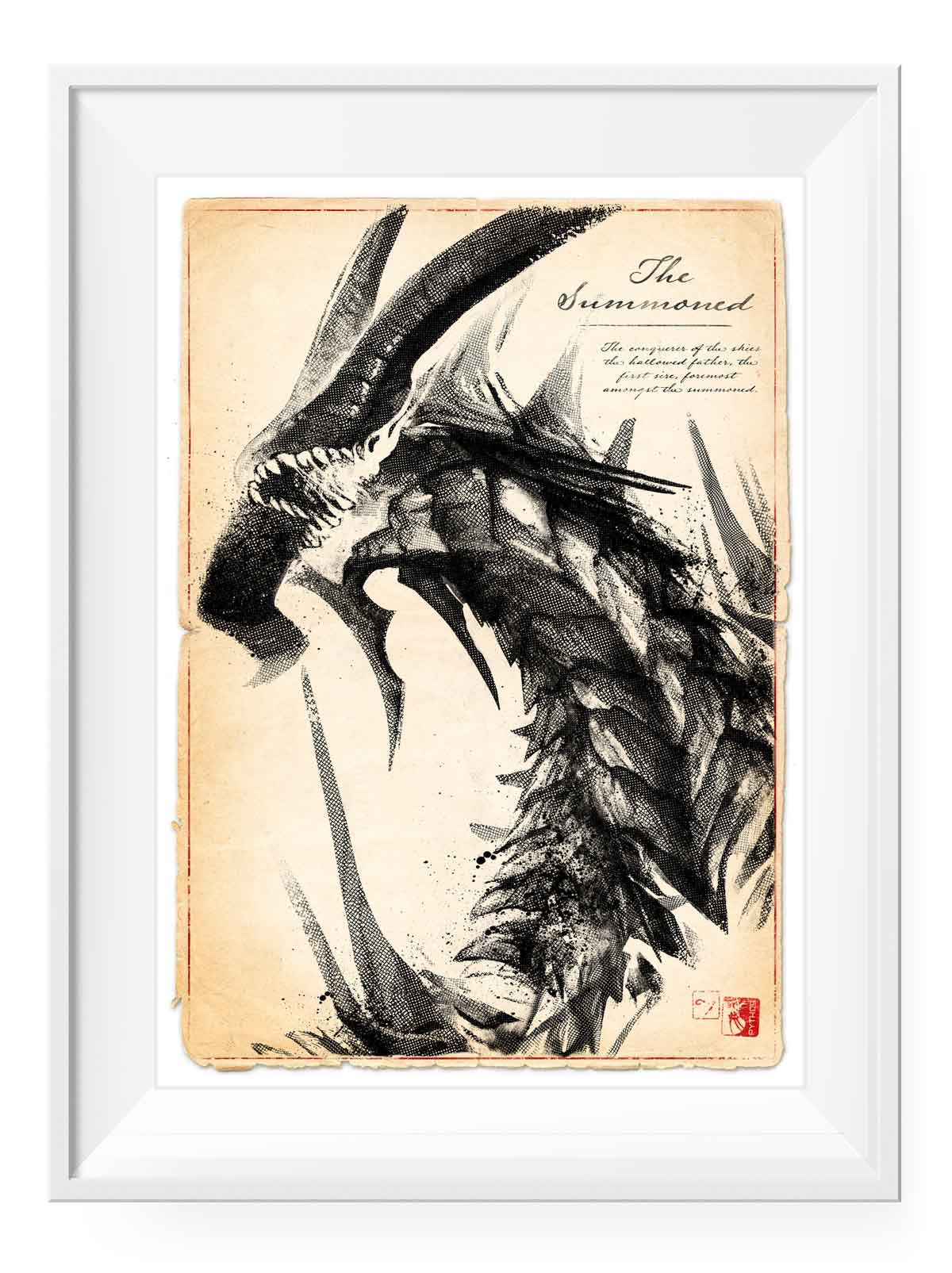 The Summoned - Dragon Art Print