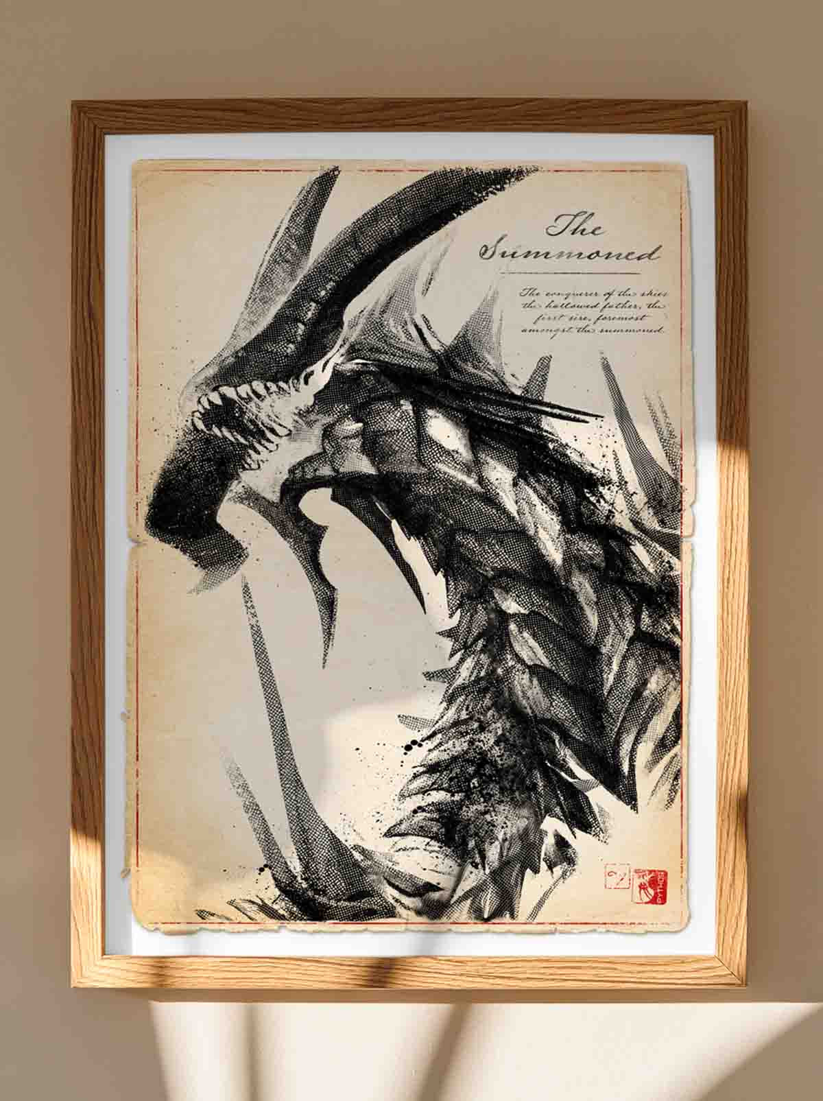 The Summoned - Dragon Art Print