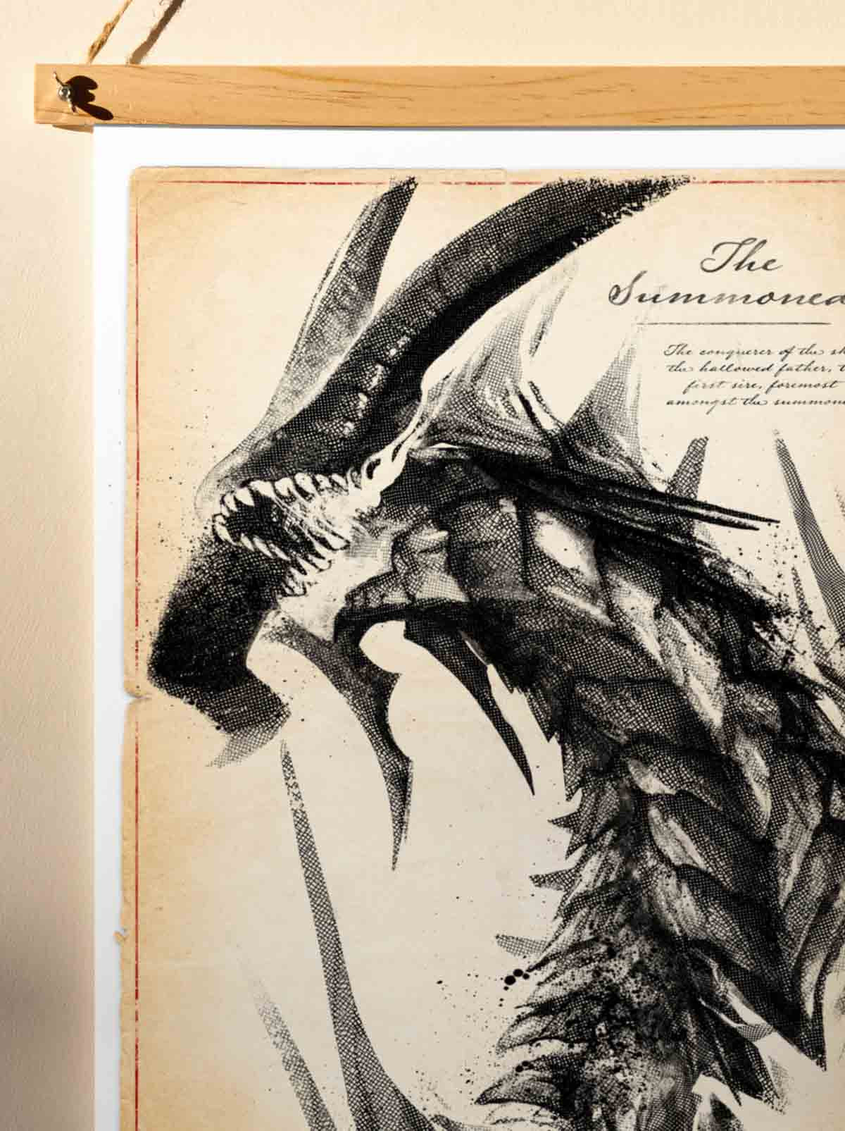 The Summoned - Dragon Art Print