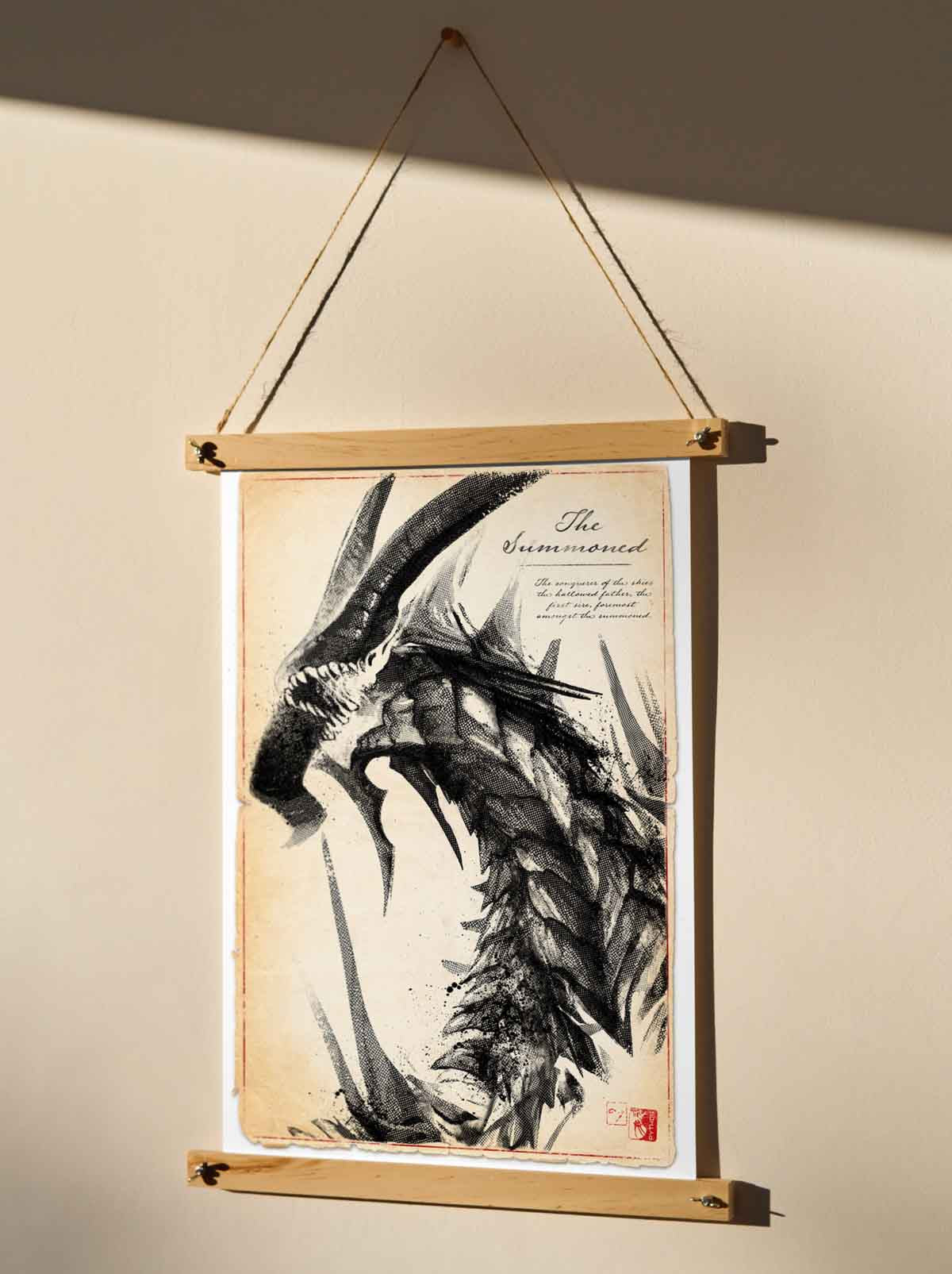 The Summoned - Dragon Art Print