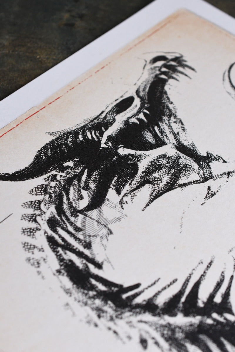 The Undead - Dragon Art Print