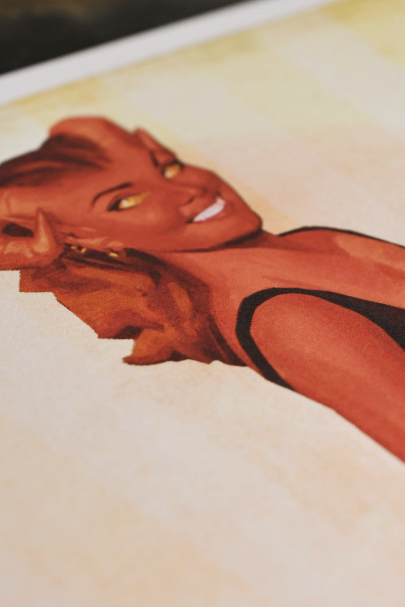 Those Devil Dice! - Art Print