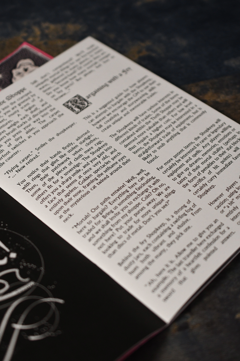 Thrifty Trades of Fey - A System-Free Thrift Shop Zine