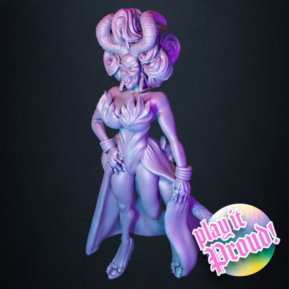 Tina Fling - 54mm Scale Digital Miniature