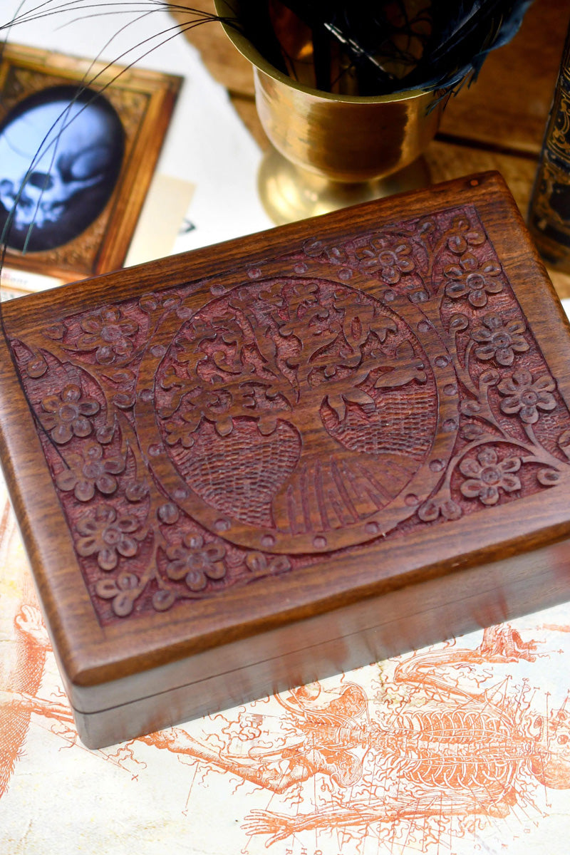 Tree of Life - Handmade Dice and Accessory Box