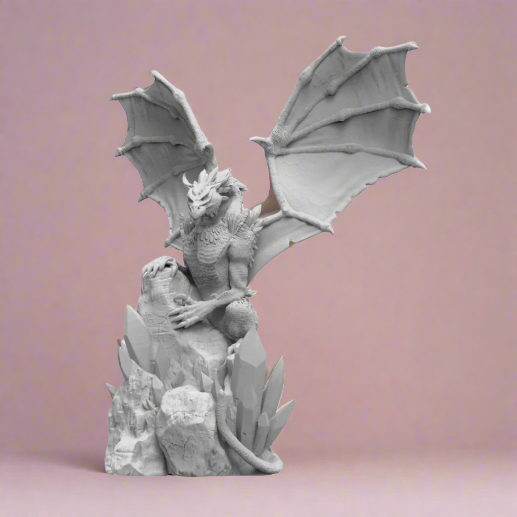 The Crystal Dragon - 32mm Scale Digital Miniature