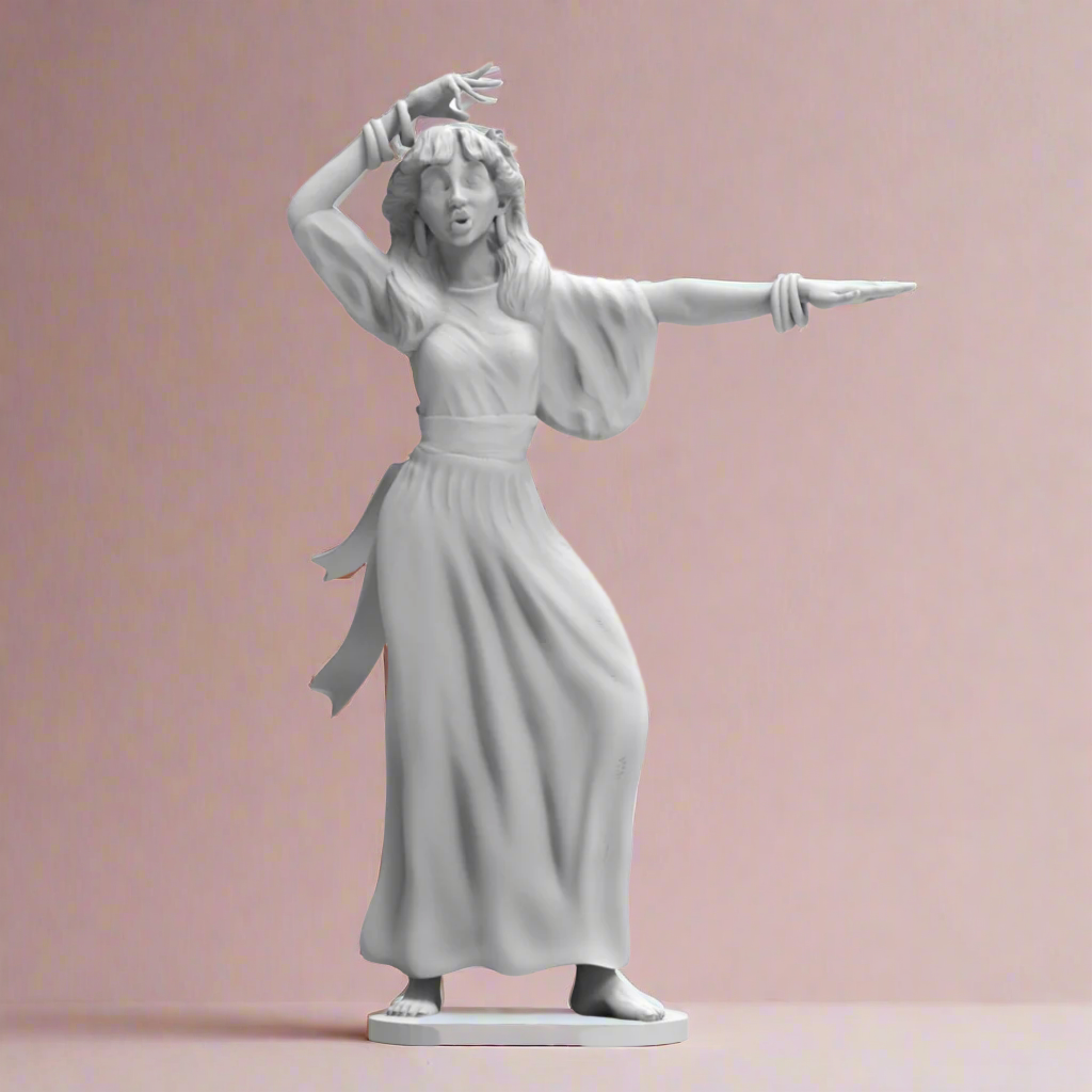 Kate Bush - 54mm Scale Digital Miniature