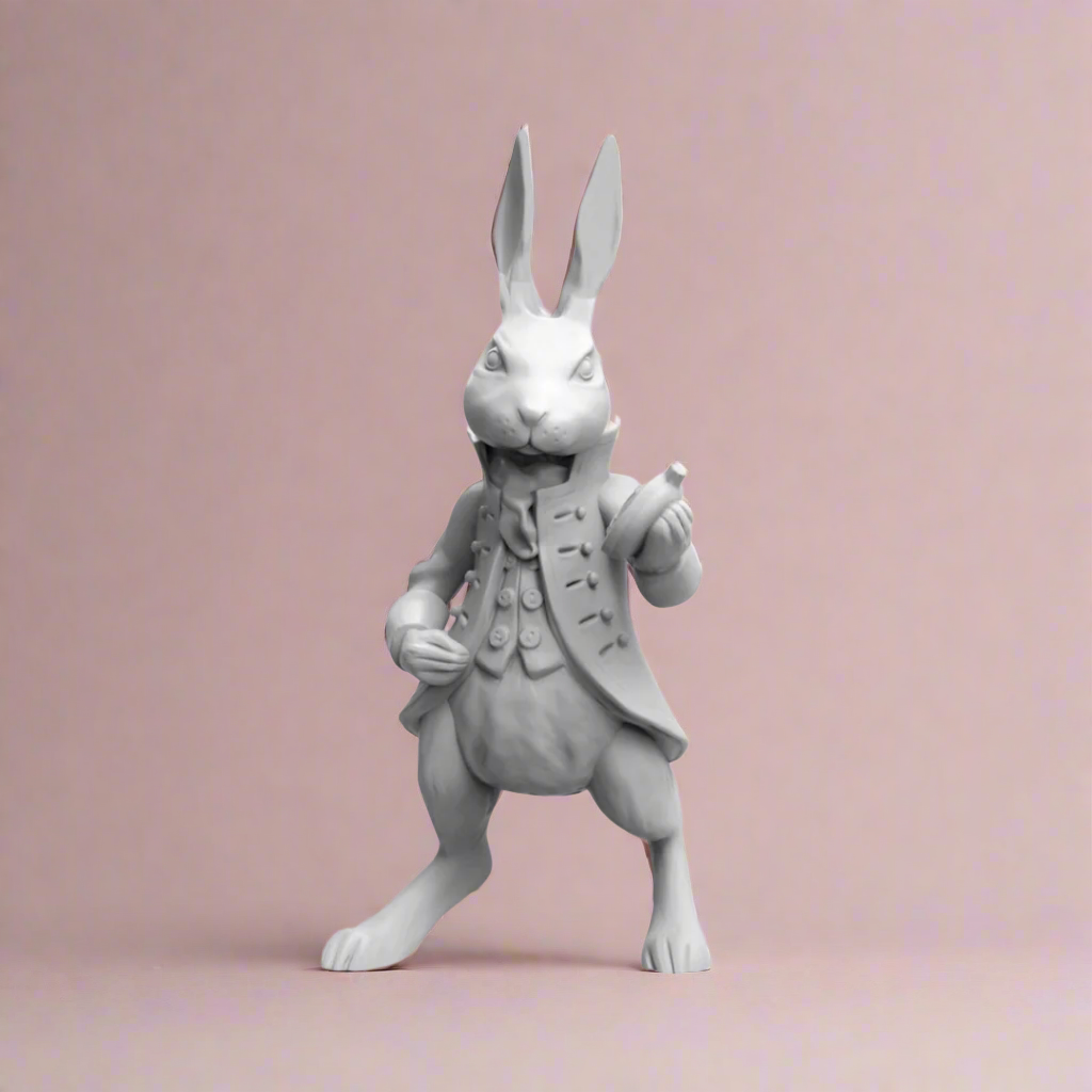 White Rabbit - 32mm Scale Digital Miniature