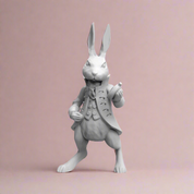 White Rabbit - 32mm Scale Digital Miniature