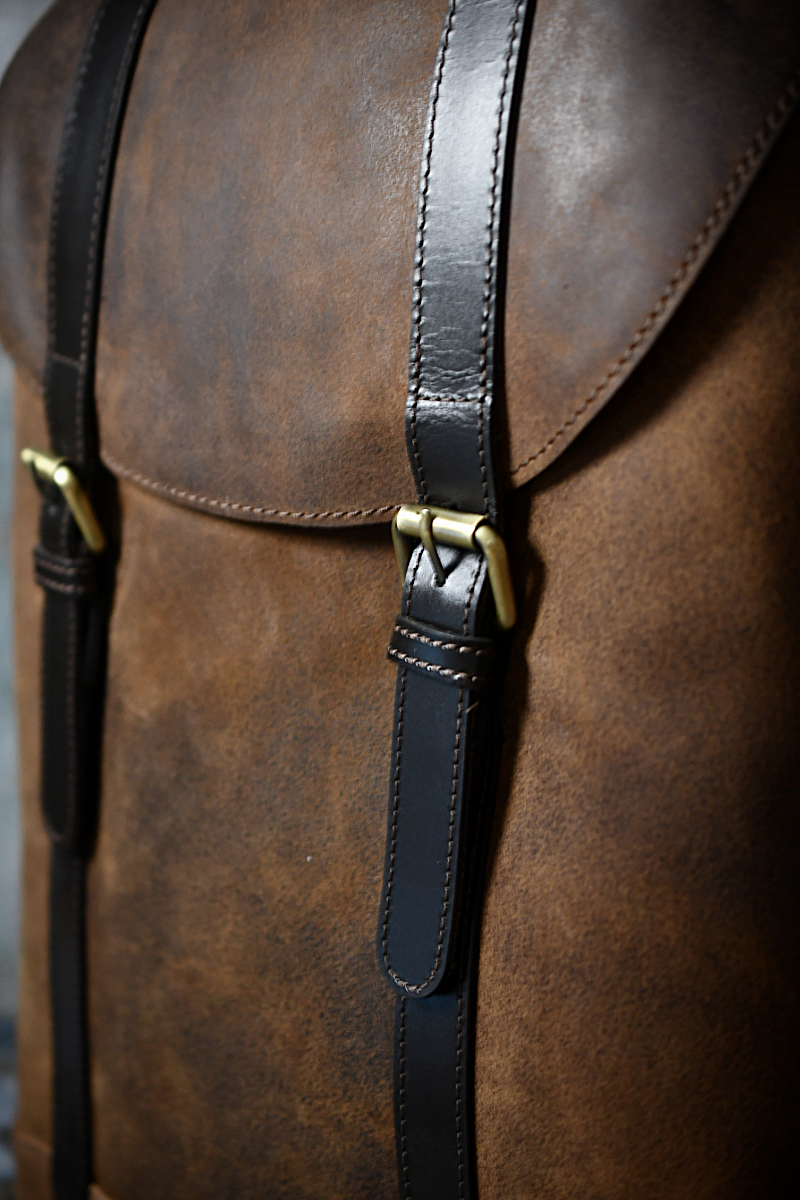 canvas leather backpack uk Vagabond