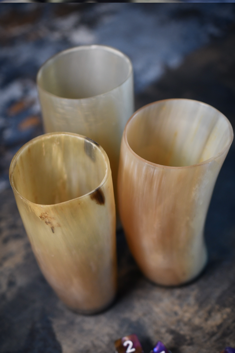 Viking Horn Tavern Dice / Drinking Cup - Small