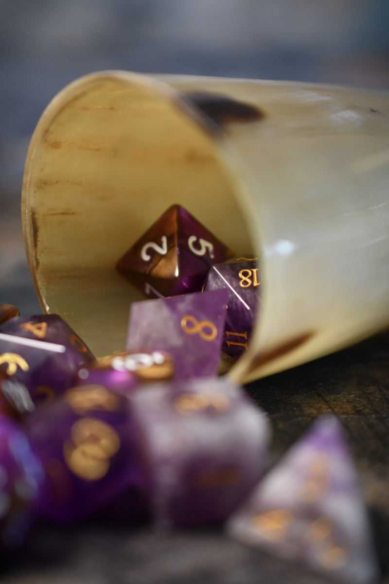 Viking Horn Tavern Dice / Drinking Cup - Small