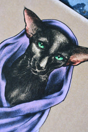 The Warlock Cat - Art Print