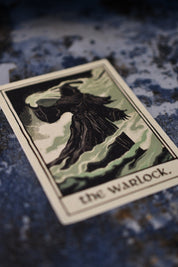 Warlock - Tarot Inspired Textured Sticker