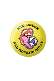 Rockin Rolls - Button Badge