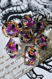 Weird Little Cats - Premium Liquid Core Dice Set