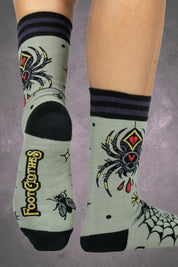 Widow's Web Tattoo -  Foot Clothes