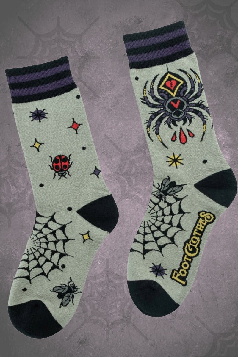 Widow's Web Tattoo -  Foot Clothes