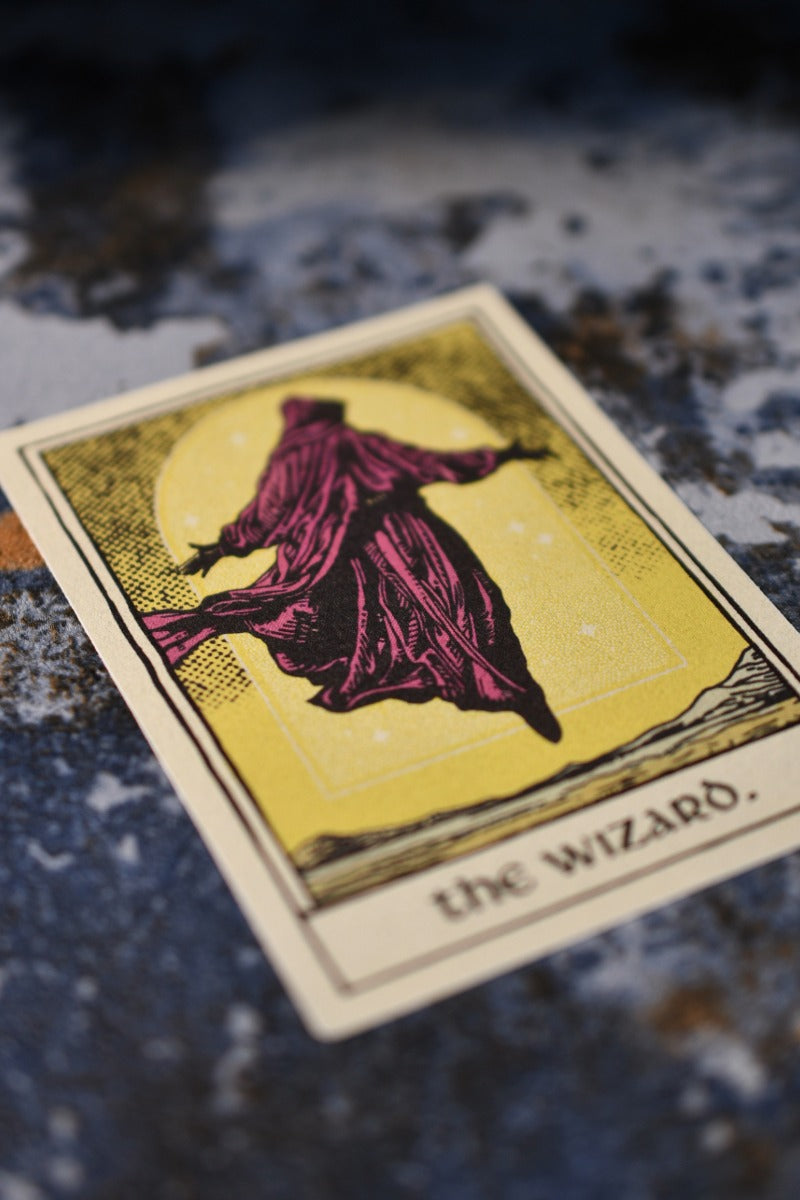 Wizard - Tarot Inspired Textured Sticker