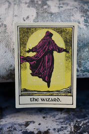 Wizard - Tarot Inspired Textured Sticker