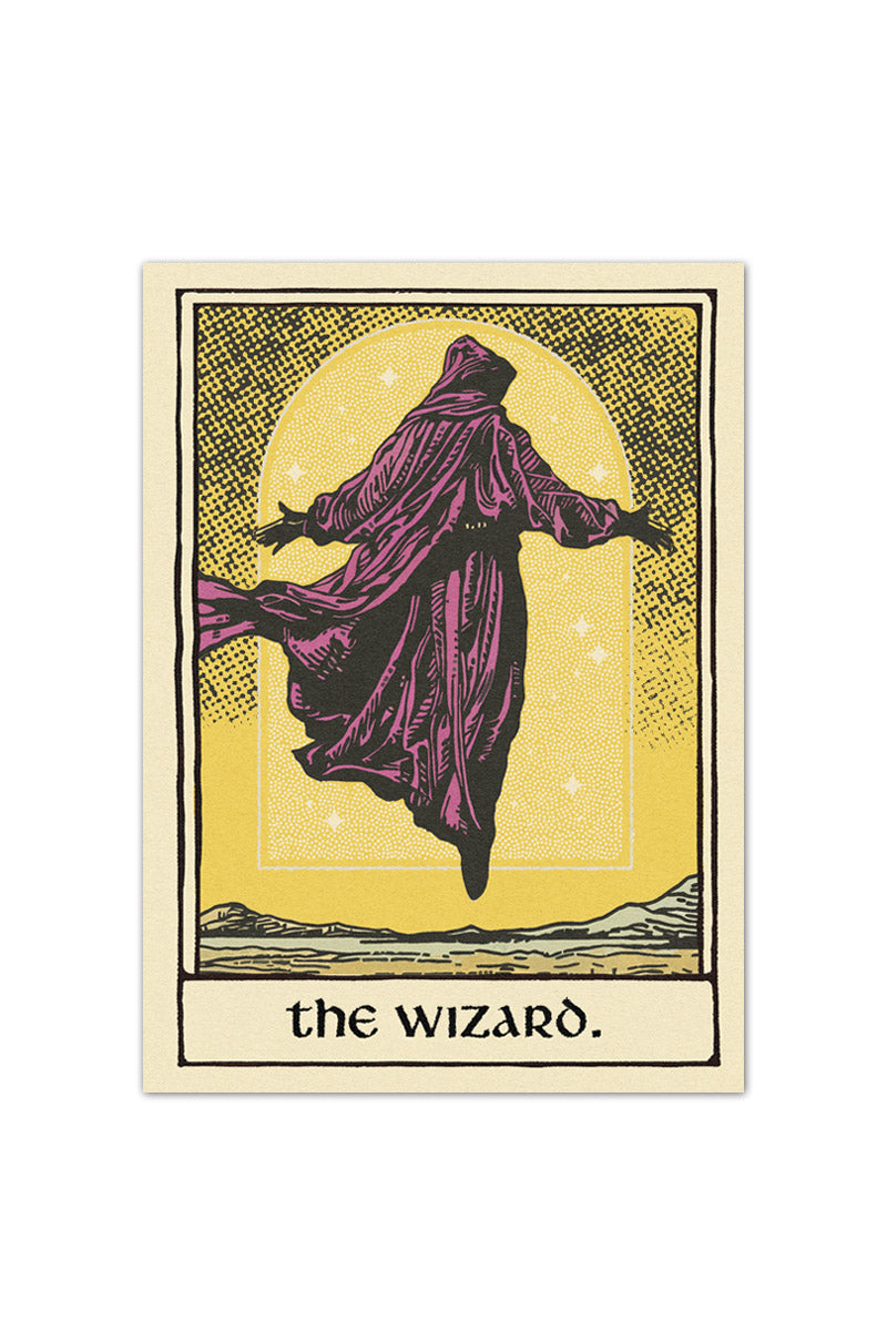 Wizard - Tarot Inspired Textured Sticker