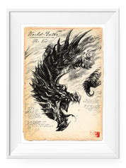 The World-Eater - Dragon Art Print