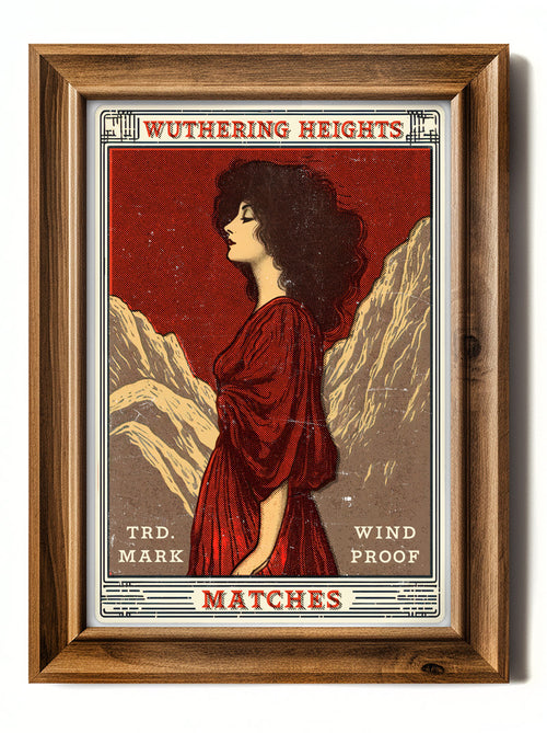 Wuthering Heights Matchbook - Art Print