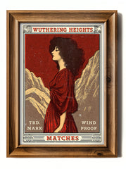 Wuthering Heights Matchbook - Art Print