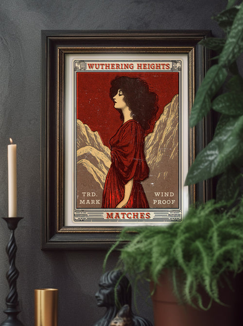 Wuthering Heights Matchbook - Art Print