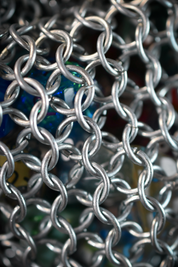 Heavyweight Solid Steel Chainmail Dice Bag