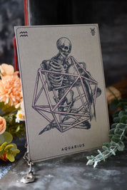 Aquarius - Zodiac d20 Art Print